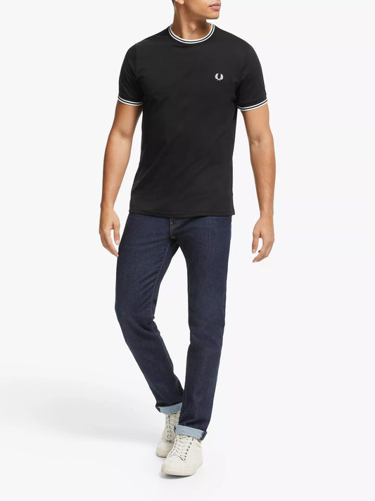 Fred Perry Twin Tipped T-Shirt (Black)