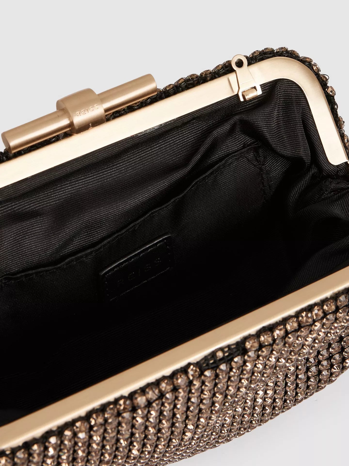 Reiss Adaline Crystal Clutch Bag