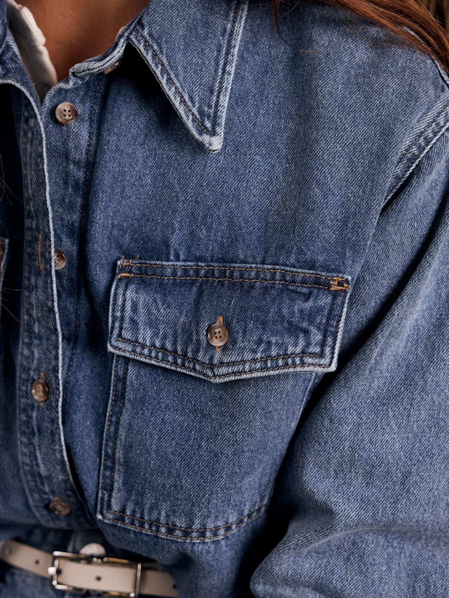 Mint Velvet Cropped Shirt