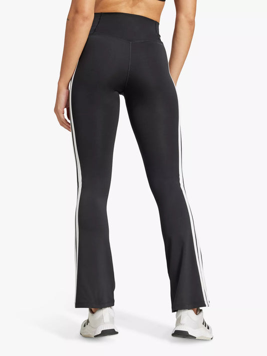 adidas Optime Essentials Aeroready 3 Stripes Flared Leggings