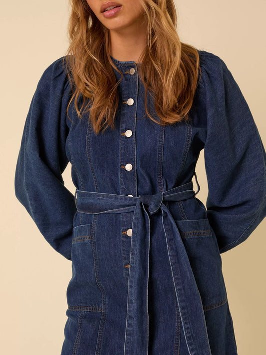 Nobody's Child Carlee Mini Denim Dress