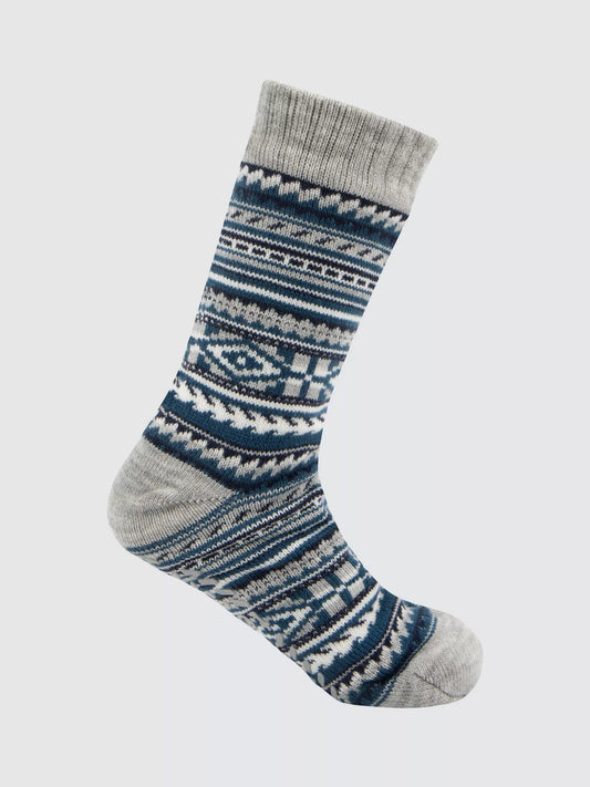 totes Fair Isle Slipper Socks