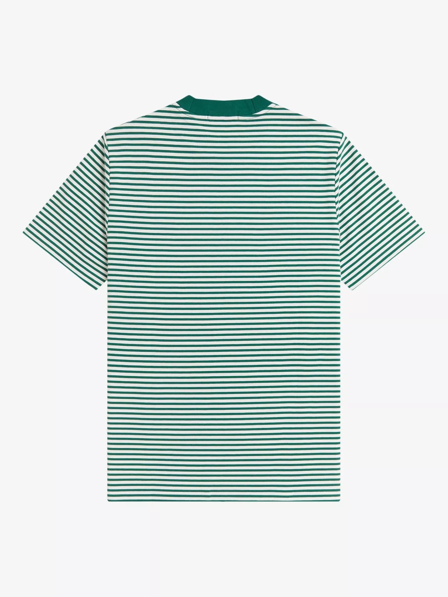 Fred Perry Cotton Fine Stripe Heavyweight T-Shirt