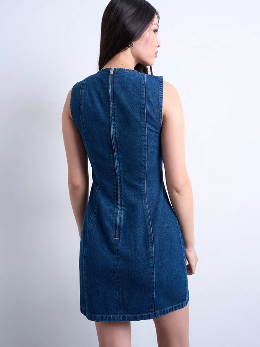 Topshop Denim Mini Dress