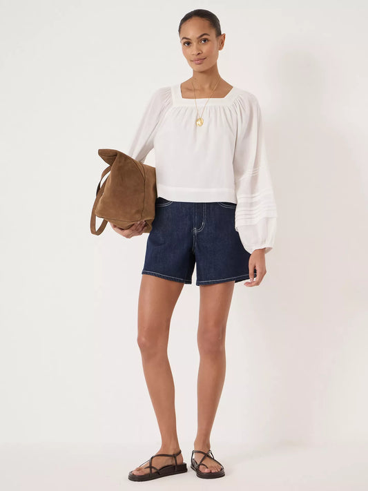 HUSH Raye Textured Sleeve Top