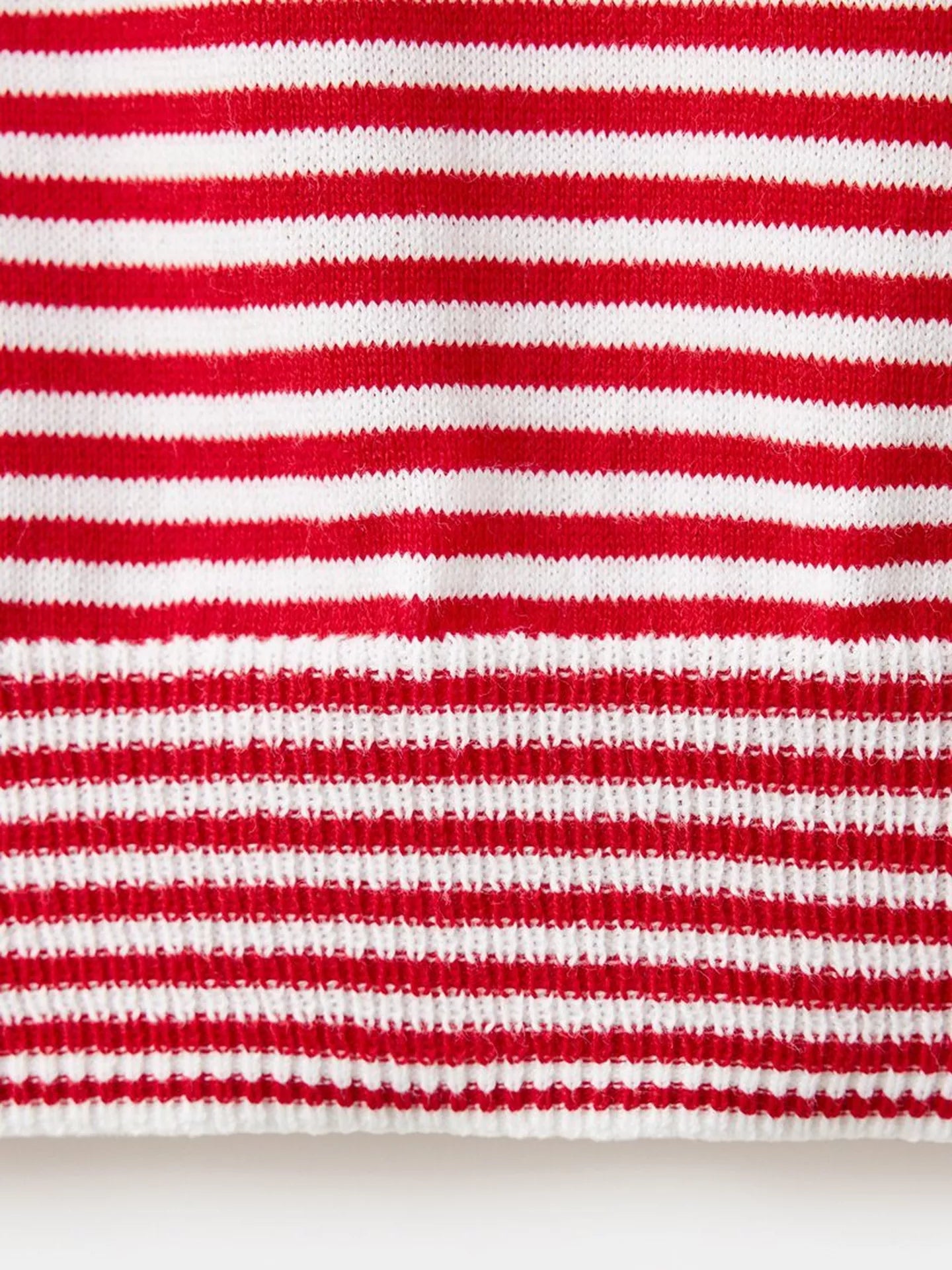 Mango Stripe Knit Polo Shirt