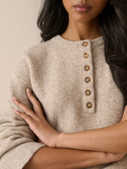 Nobody's Child Henley Sweater
