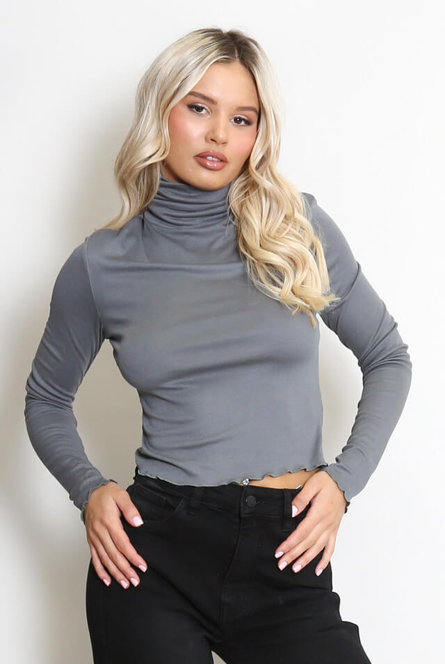 Roll Neck Long Sleeve