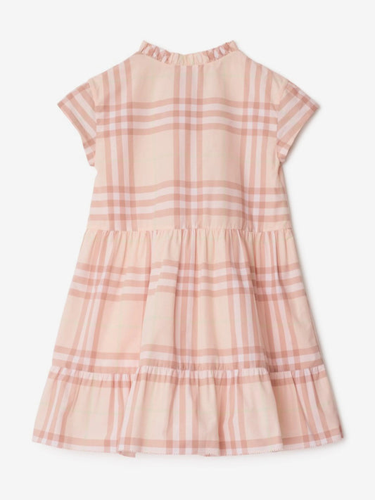BURBERRY KIDS Girls Rose Check Dress