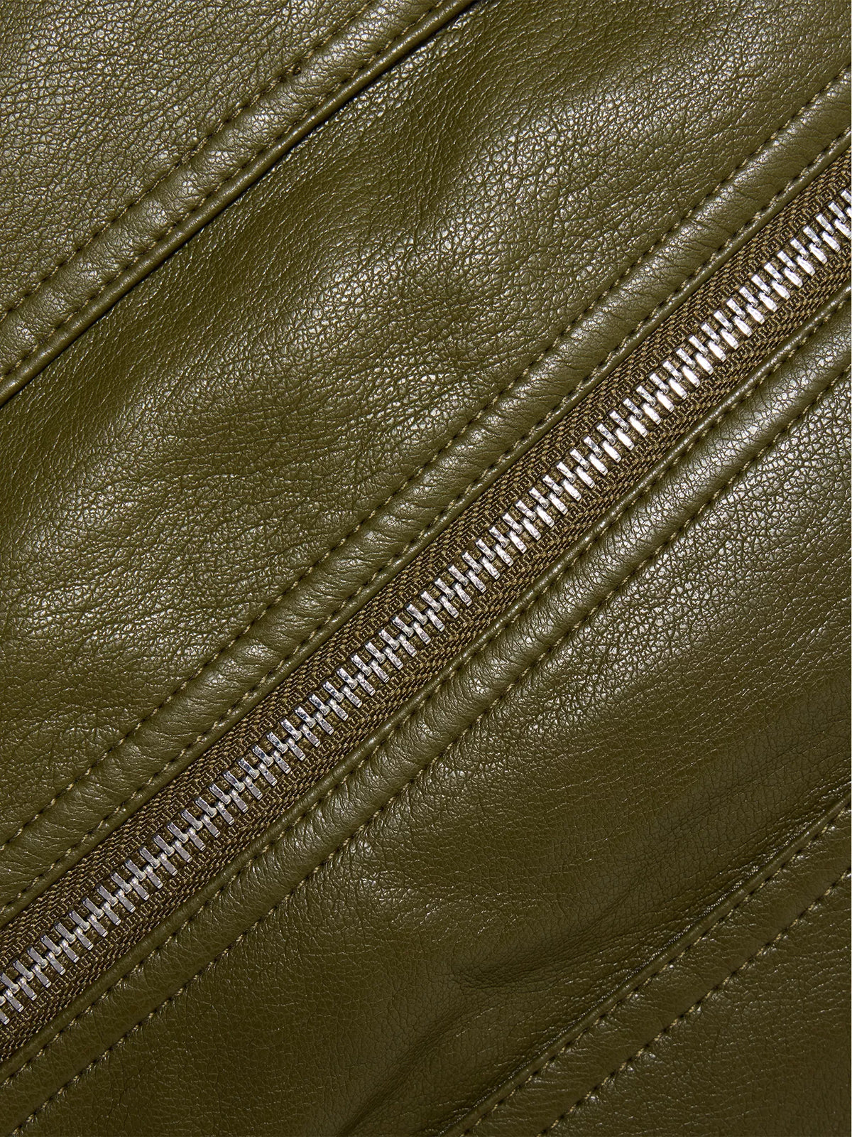 THE FRANKIE SHOP Val Elasticated-Hem Faux-Leather Jacket