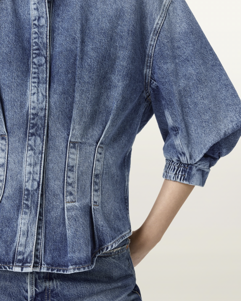 AllSaints Nancy Balloon Sleeved Shirt