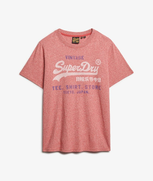 Superdry Cotton Marl Vintage Logo T-Shirt