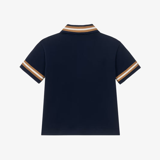 Versace Boys Piqué Jersey Polo Shirt