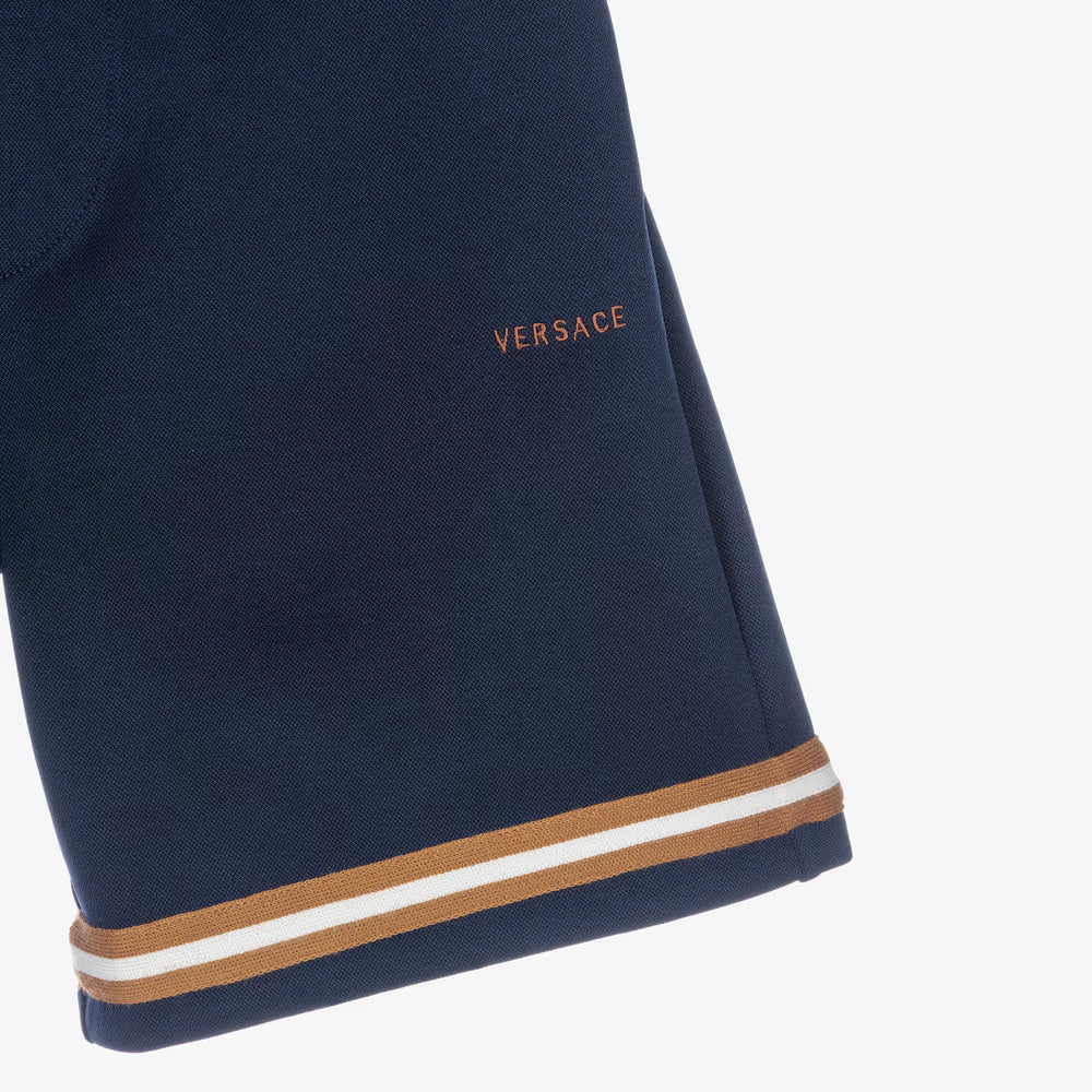 Versace Boys Piqué Jersey Shorts