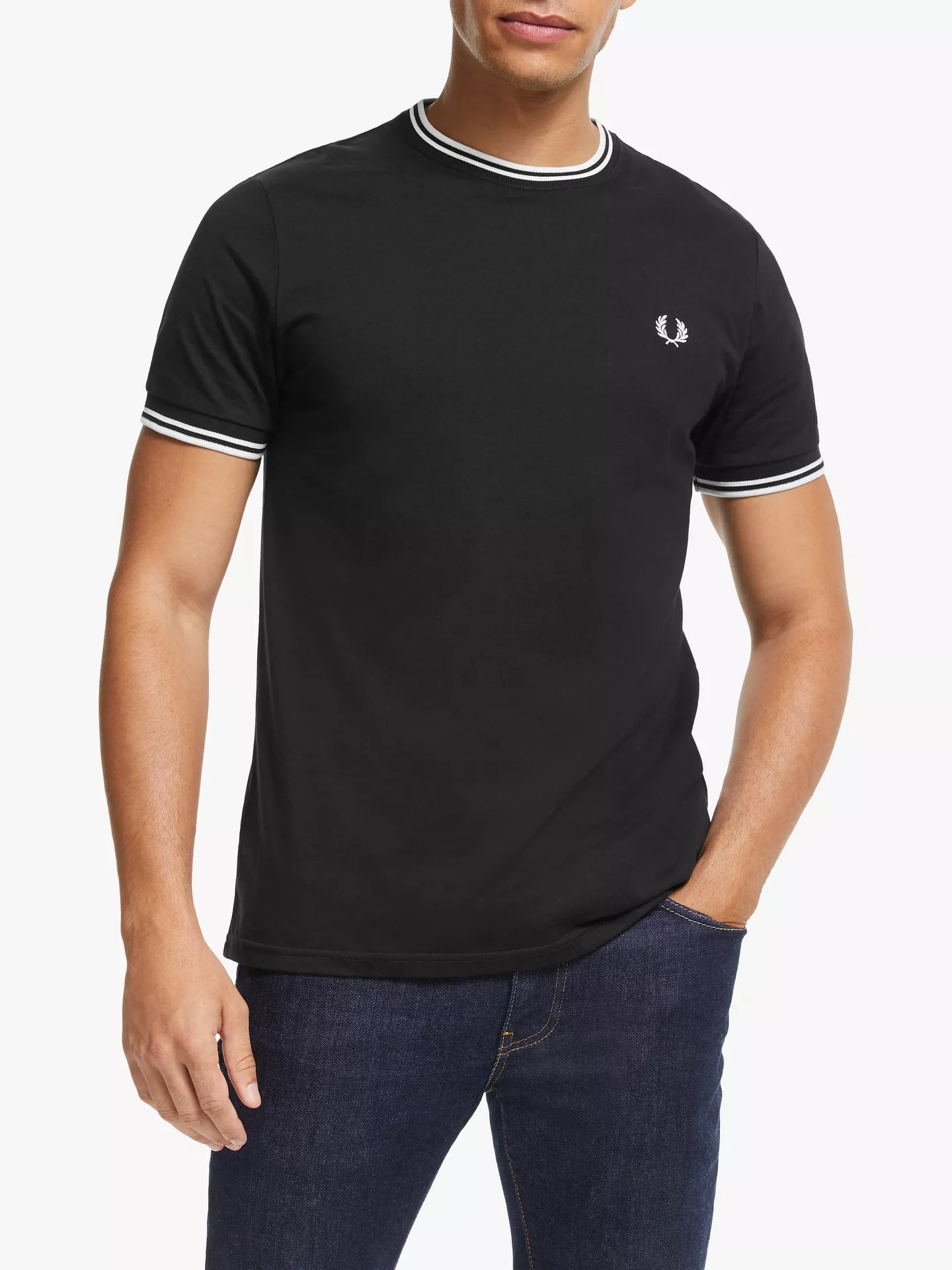 Fred Perry Twin Tipped T-Shirt (Black)