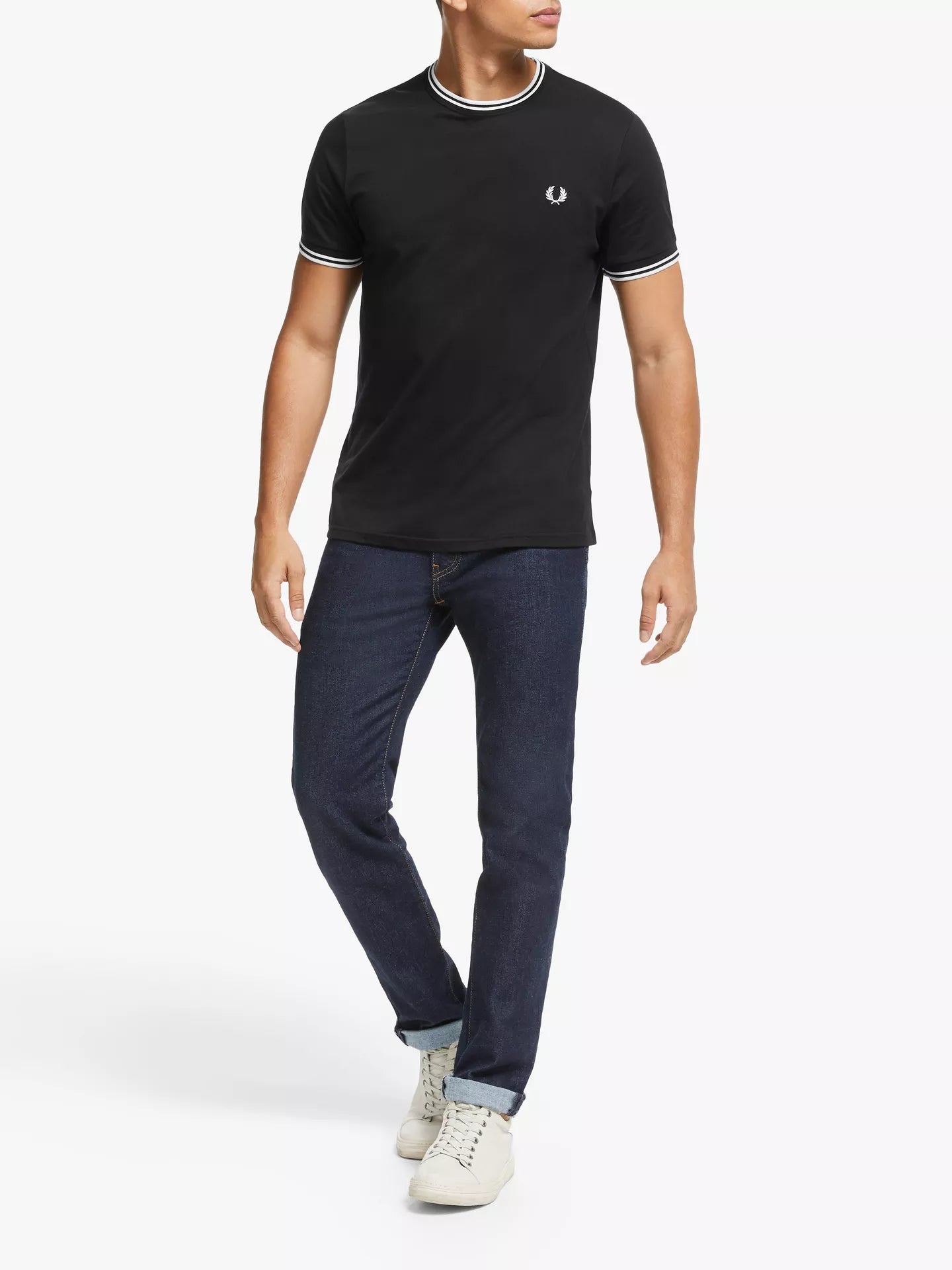 Fred Perry Twin Tipped T-Shirt (Black)