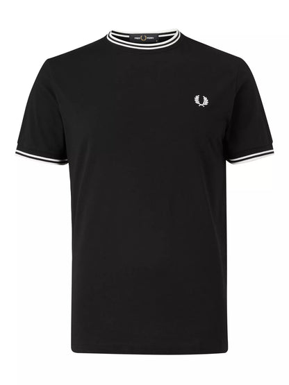 Fred Perry Twin Tipped T-Shirt (Black)