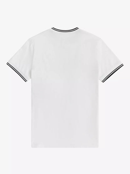 Fred Perry Twin Tipped T-Shirt (White)