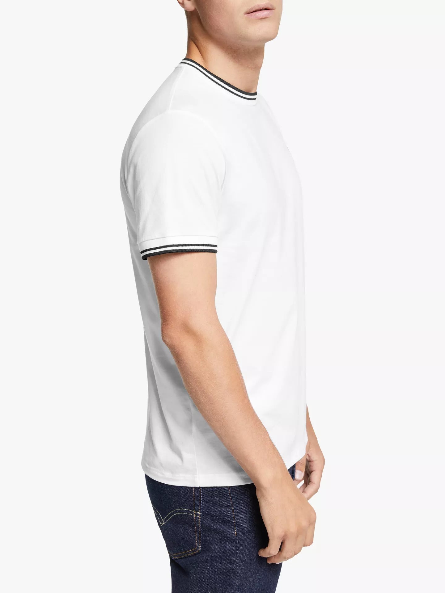 Fred Perry Twin Tipped T-Shirt (White)