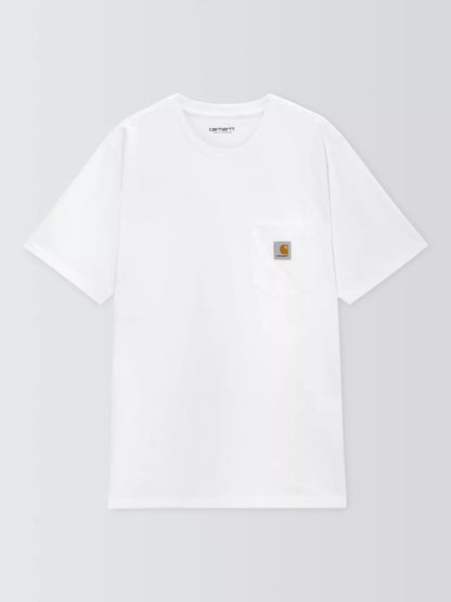 Carhartt WIP Short Sleeve Pocket T-Shirt (White)