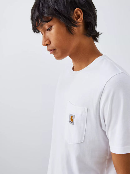 Carhartt WIP Short Sleeve Pocket T-Shirt (White)