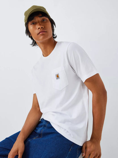 Carhartt WIP Short Sleeve Pocket T-Shirt (White)