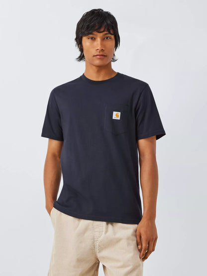 Carhartt WIP Short Sleeve Pocket T-Shirt (Dark Navy)