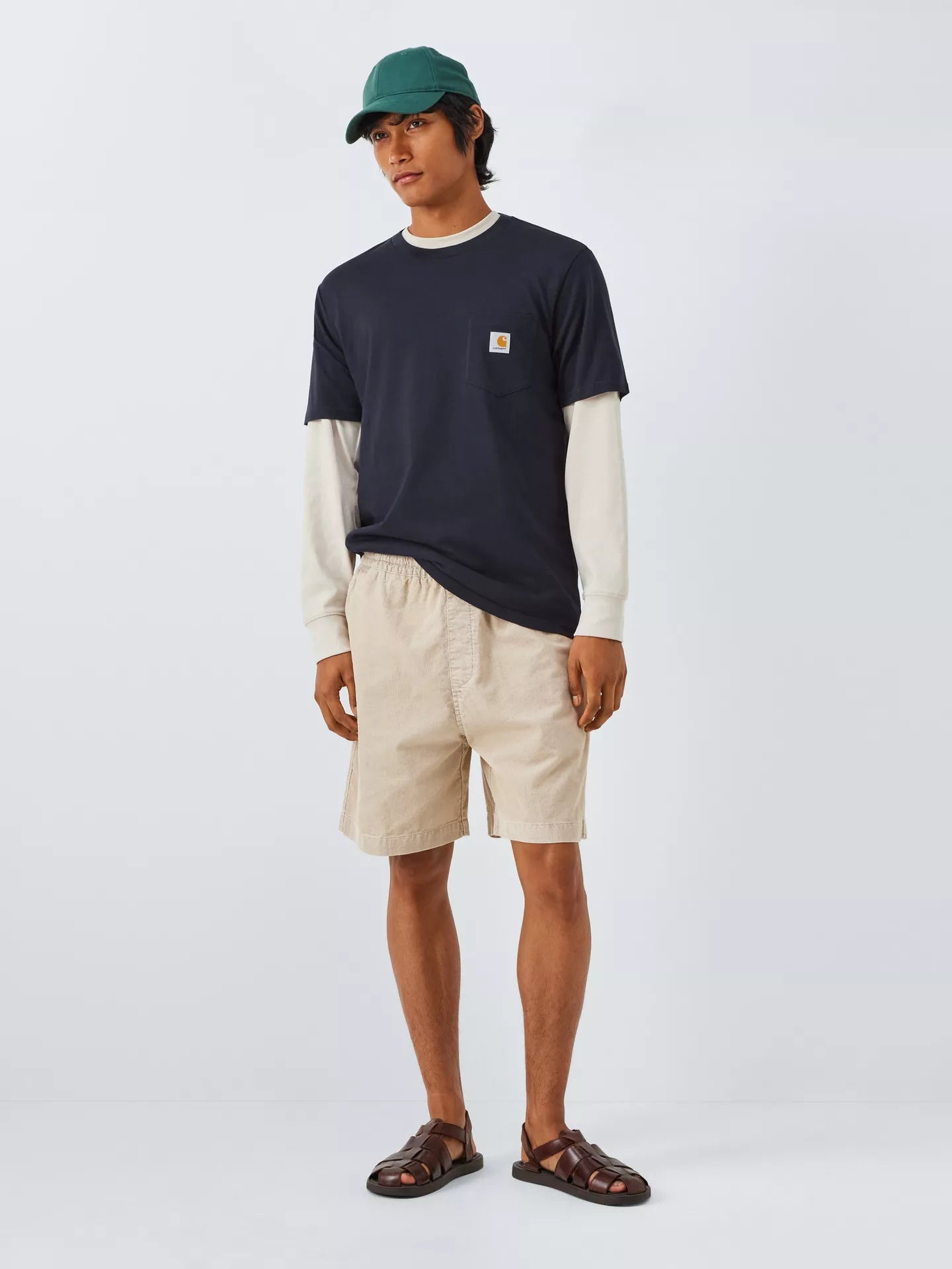 Carhartt WIP Short Sleeve Pocket T-Shirt (Dark Navy)