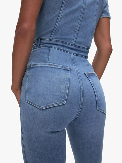 Good American Short Sleeve Jumpsuit