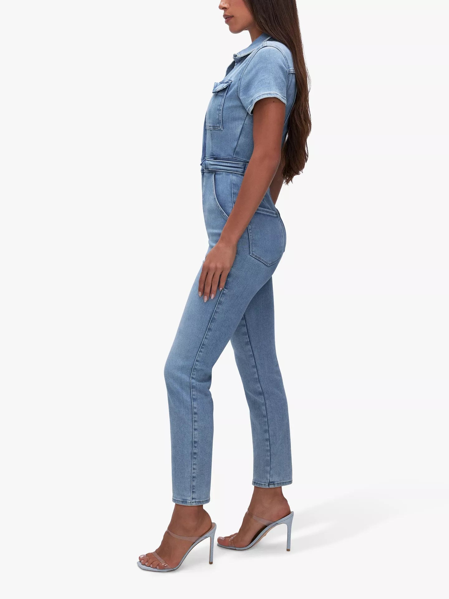 Good American Short Sleeve Jumpsuit