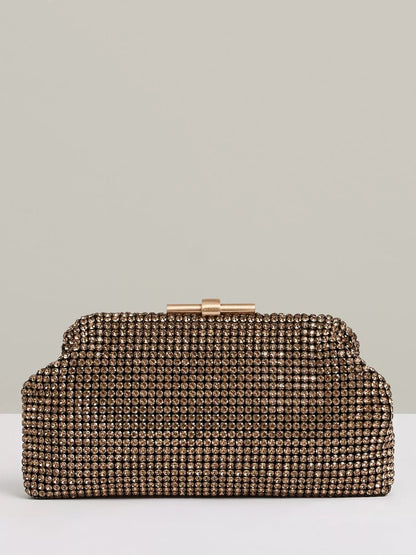 Reiss Adaline Crystal Clutch Bag