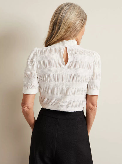 Phase Eight Samiha High Neck Textured Top