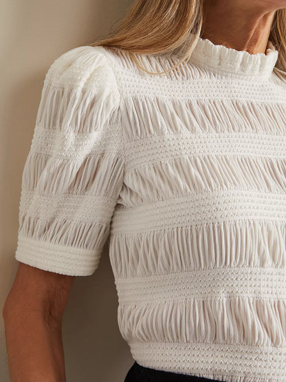 Phase Eight Samiha High Neck Textured Top