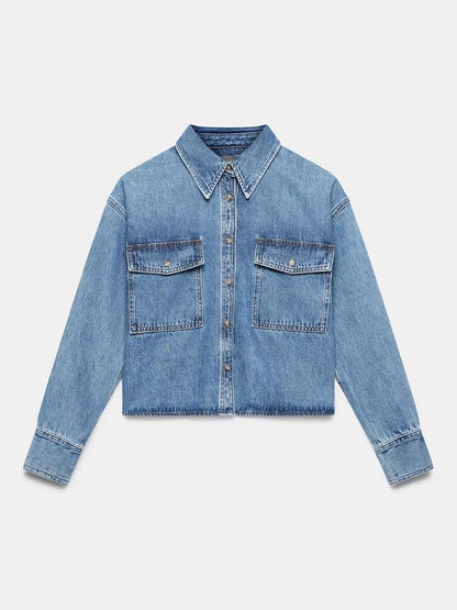 Mint Velvet Cropped Shirt