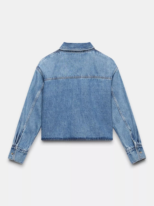 Mint Velvet Cropped Shirt