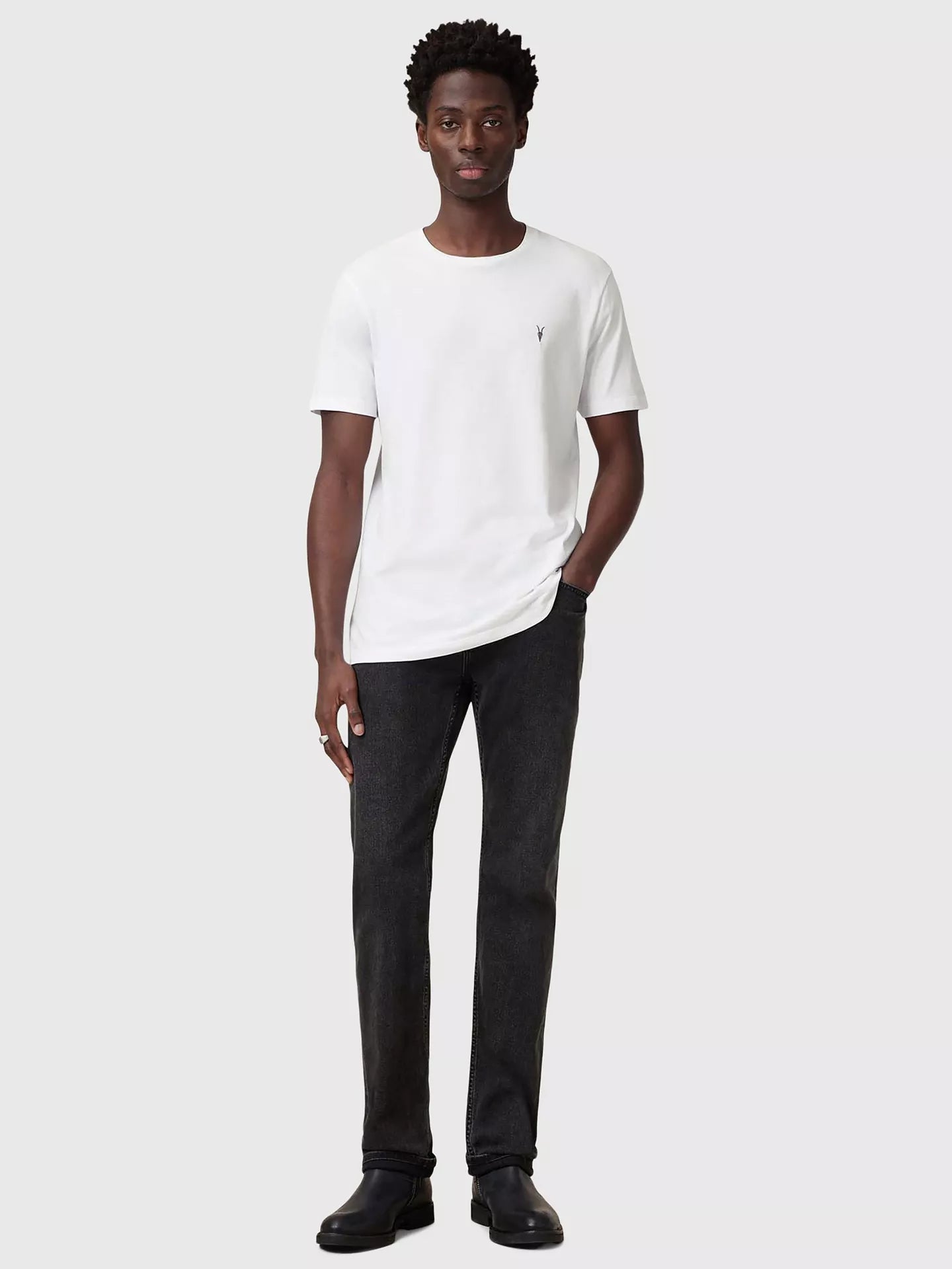 AllSaints Brace Crew Cotton T-Shirt
