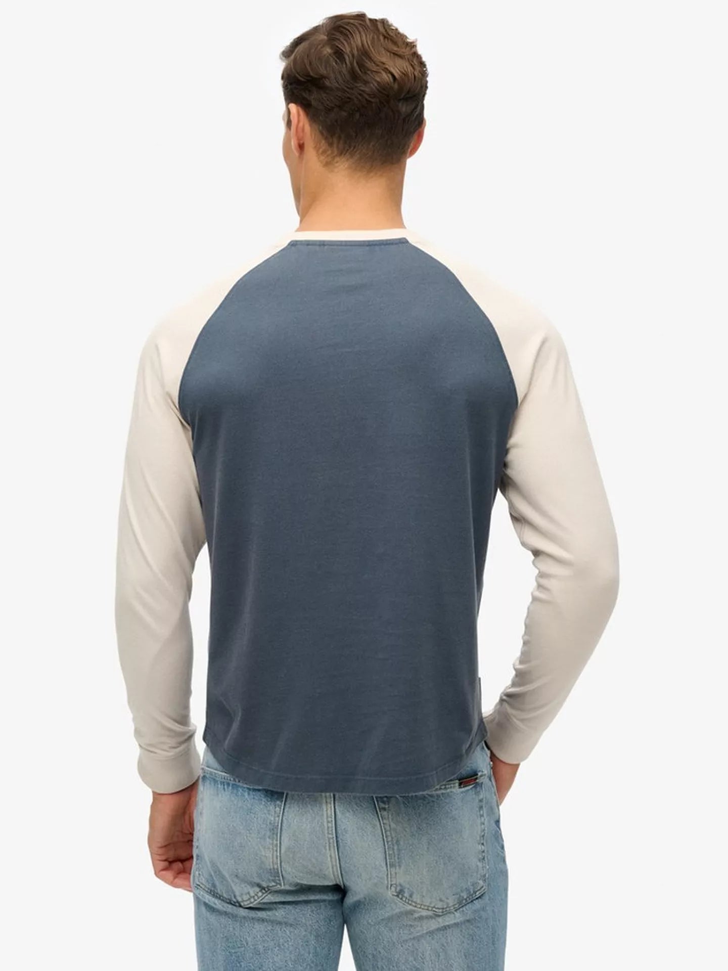 Superdry Essential Logo Baseball Long Sleeve Top