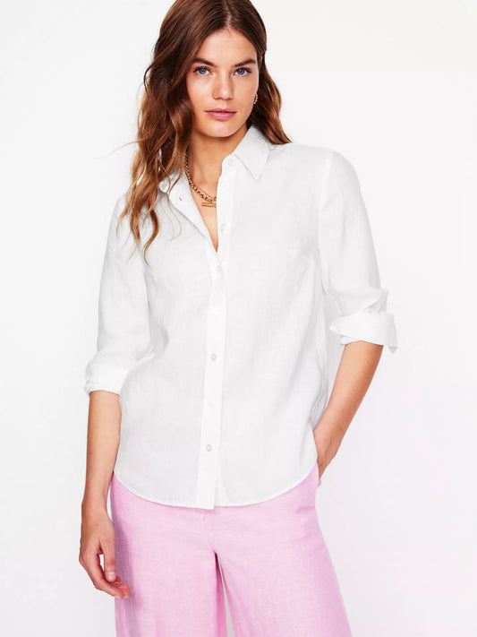 Boden Sienna Pure Linen Shirt