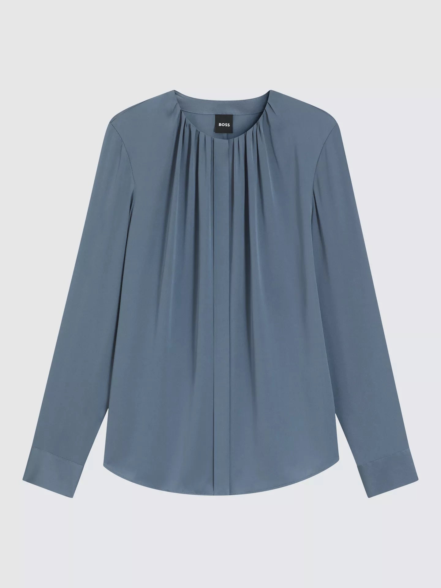 BOSS Banorah Silk Rich Top (Blue)