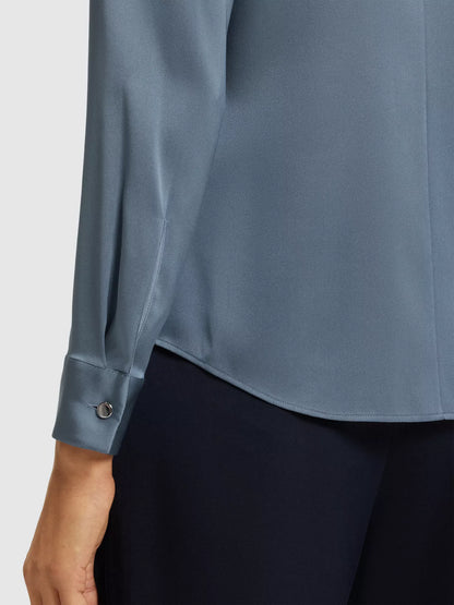 BOSS Banorah Silk Rich Top (Blue)