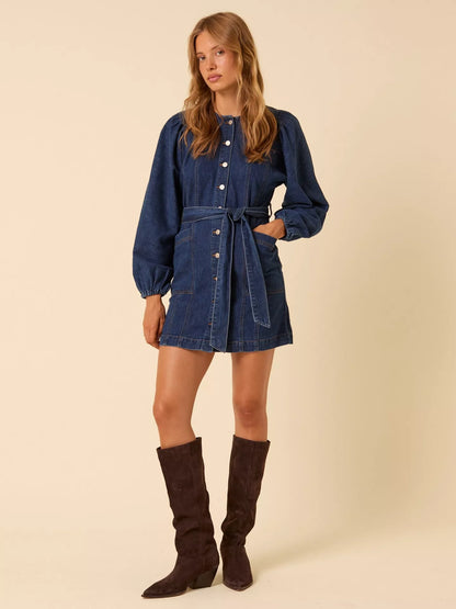 Nobody's Child Carlee Mini Denim Dress
