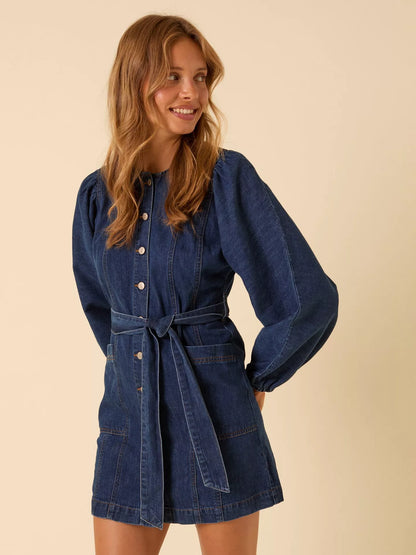 Nobody's Child Carlee Mini Denim Dress