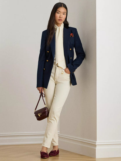 Ralph Lauren Georgette Tie Neck Blouse