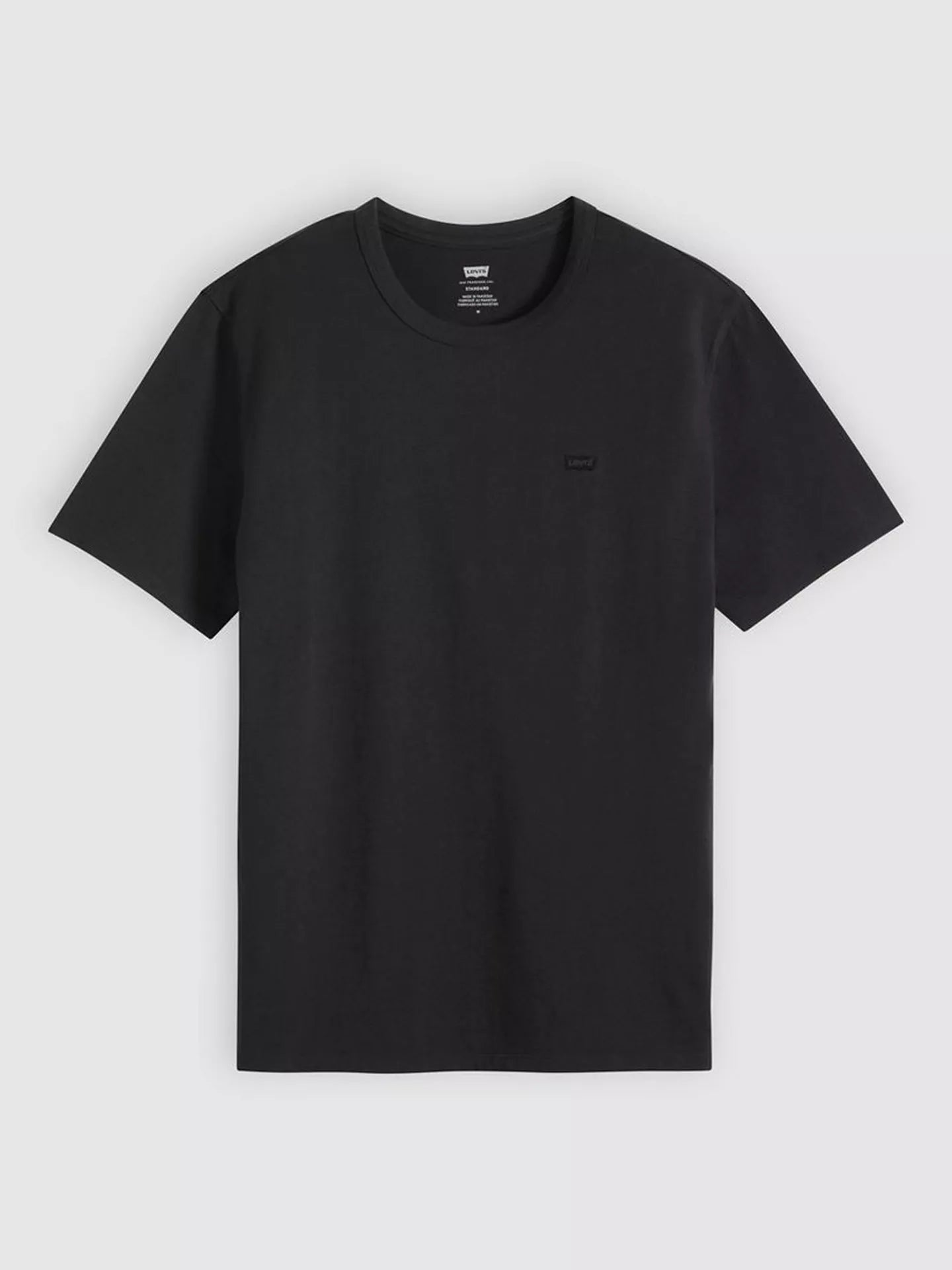 Levi's Original Crew Neck Cotton T-Shirt, Mineral (Black)