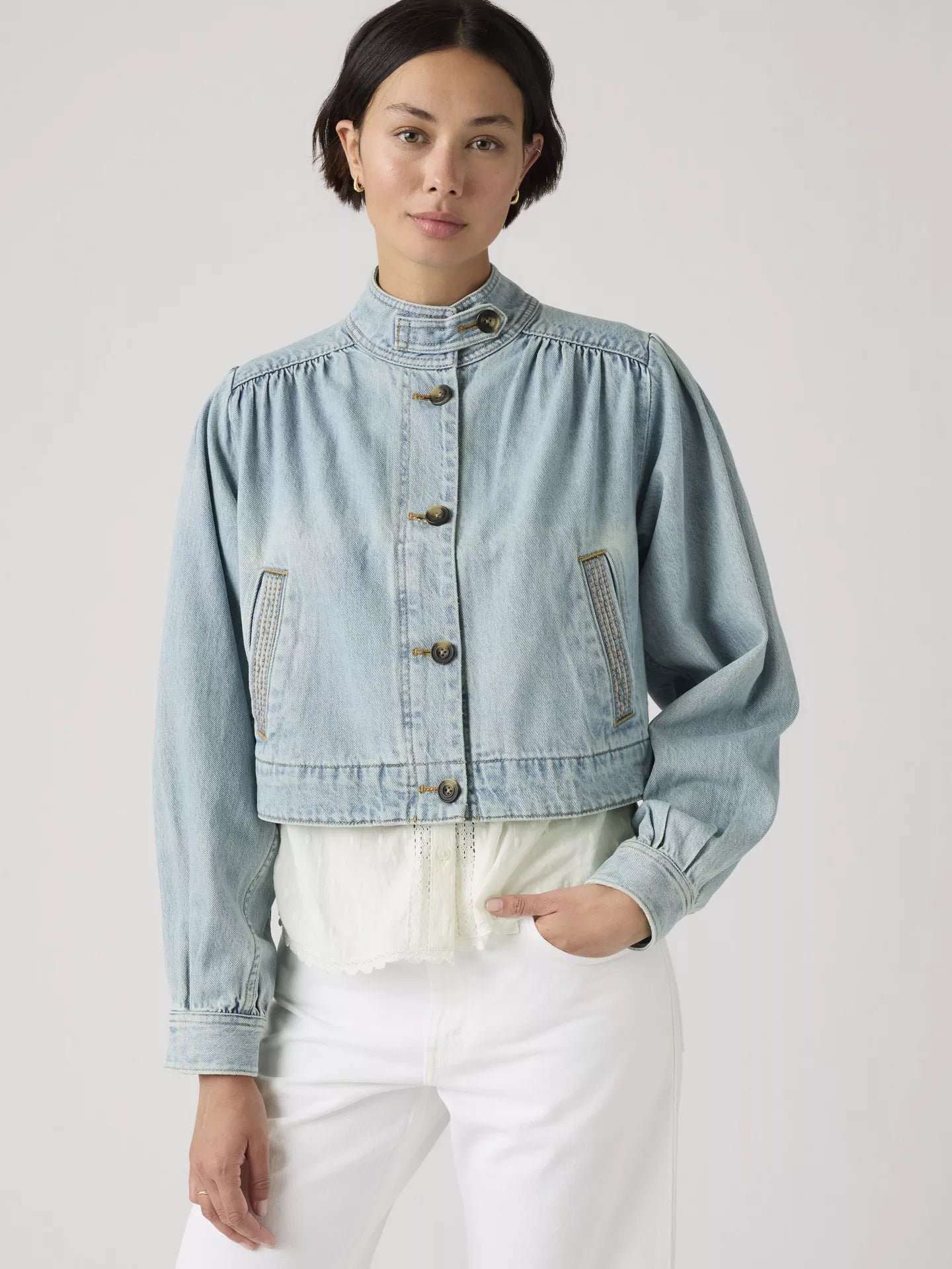 Levi's Parker Cropped Denim Jacket