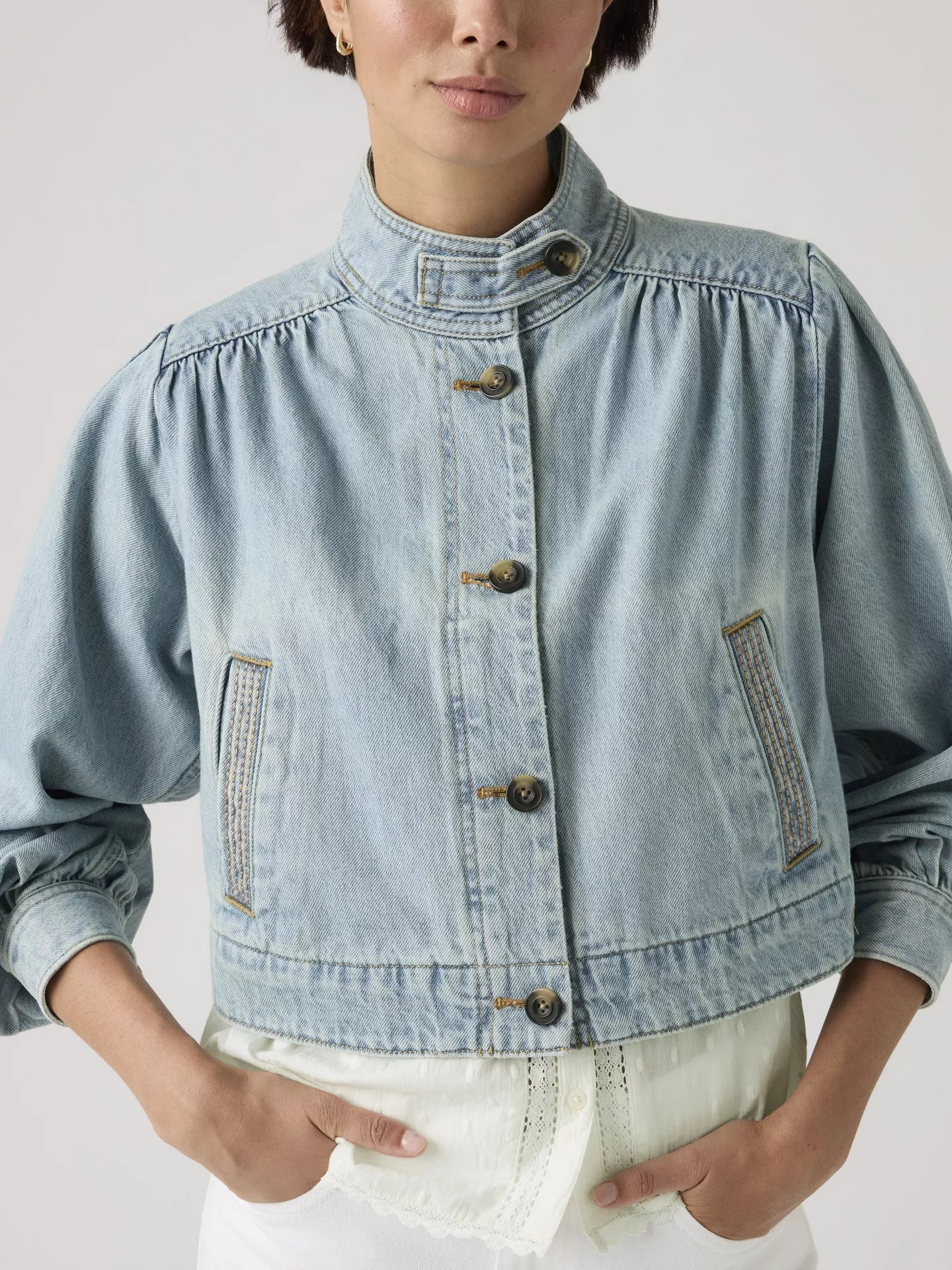 Levi's Parker Cropped Denim Jacket