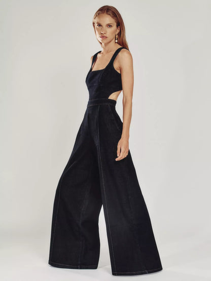 Reiss Dionna Wide Leg Cut-Out Jumpsuit,