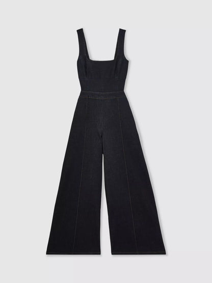 Reiss Dionna Wide Leg Cut-Out Jumpsuit,