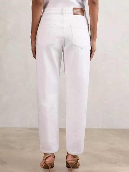 Reiss Selin Mid Rise Straight Leg Jeans