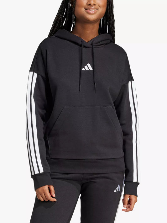 adidas Women's 3 Stripes Fleece Hoodie